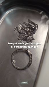 Mesin Pembersih Ultrasonik Digital Vinero Luna Timer Frekuensi Tinggi