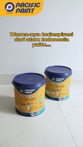 Pacific Paint Metrolite Brilliance Bright & Clean 18 Liter / Cat Premium Dinding Interior Anti Noda / Warna Custom / Pacific Paint Tinting