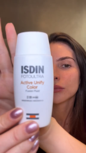 ☀️Ready Stock☀️ISDIN Fotoultra 100 Active Unify Color Spf 50+ Sunscreen 50ml Fusion Fluid No White Cast Suitable for Sensitive Skin