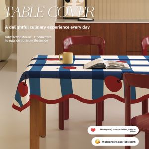 HOUGOUXIANG | Waterproof Heat-Resistant Easy-Clean Cartoon Luxurious Tablecloth