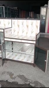 Rak Kompor 3 Pintu Undak & Meja Kompor Tiang Holo
