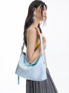 JANDRESS | Original Small Hobo Bag with Rice Nails Lake Blue