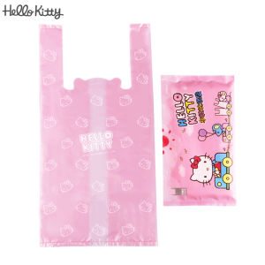 Thickened Colorful Vest Type Disposable Car Trash Bag Sanrio Cute Hello Kitty Small Size Auto Waste Bin Vehicle Garbage Bag