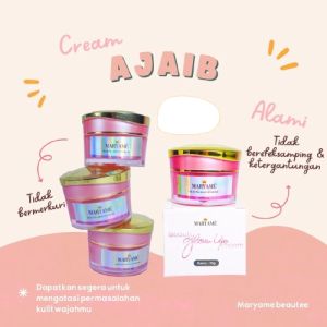QQ Maryame Beauty Glow Up Cream All In One 10 gr Moisturizer 5 in 1 Bpom