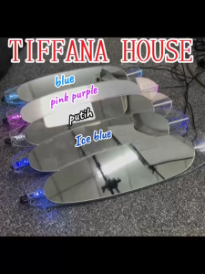 (81) Tiffana House Surfboard Mirror Transparent Rear View Mirror Kereta (Ibu Tiffana / Anak Putih Susu) Kata-kata Tanam