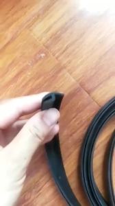 2m Car Windshield Panel Moulding Seal Strip Sticker Dustproof Rubber Sealing Strip for Auto Car Dashboard Windshield