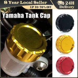 For Yamaha MT09 MT07 MT03 R25 R3 Motorcycle CNC Oil Tank Cap Rear Brake Fluid Reservoir Cover 2023 2024