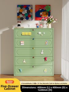 Fresh Country Style Entry Storage Cabinet Multilayer Dustproof