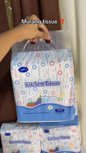 (buy 1 take 1)Big Interfolded Paper Towels Kitchen Toilet soft napkin Paper Bathroom Tissue 100% virgin pulp 2ply 600 pulls