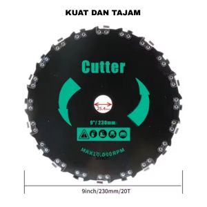 MATA PISAU BULAT MESIN POTONG RUMPUT MODEL CHAINSAW