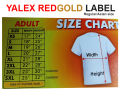Yalex HIGH QUALITY Big Size XS 5XL 3XL oversized shirt for men and women Unisex oversize Plain shirt Yalex Red Gold T-shirt. 
