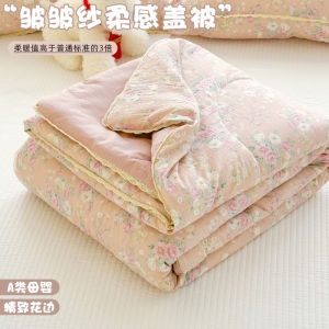 Mùa Hè 2025 Chăn Máy Lạnh Chăn Hai Lớp Polyester Chăn Máy Cho Phòng Ký Túc Xá Học Sinh Chăn Không Phải Cotton Nguyên Chất Chăn Thoáng Khí