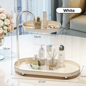 Light Luxury Bathroom Storage Rack Storage Rack Dressing Table Skin Care Products Entrance Desk Key Miscellaneous Storage Rack