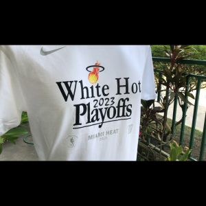 Miami Heat NBA White Hot Playoffs 2023 T-shirt