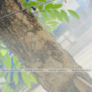 Bộ kit tưới phun sương dây 6mm kèm béc phun sương 1 cửa cam/xám/đồng đầy đủ phụ kiện Bộ phun sương tưới cây bộ phun sương làm mát chất liệu nhựa cao cấp - tiết kiệm nước thời gian công sức