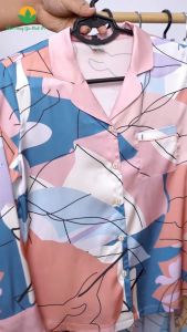 Bộ mặc nhà Pijama nữ Việt Thắng chất Lụa  quần dài áo dài tay - B50.2320