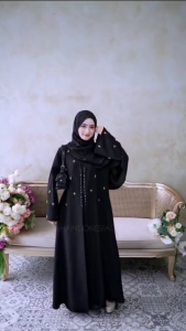 New Mecca Dress Ceruty Babydoll Dress Dewasa Terbaru 2025 Dress Kondangan Payet Dress Lebaran Wanita