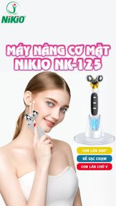 Máy nâng cơ massage mặt Nikio NK-125 - 2 chức năng Face và Body - Massage EMS săn chắc da toàn thân và tạo cằm Vline