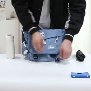 ชายแนวทแยง Movi Katie พื้นรองเท้า กระเป๋าหิ้ว กระเป๋าสะพายไหล่ 1 ชิ้น