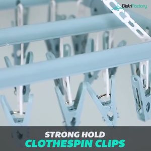 32 Clip Clothespins folding adult windproof drying Clothes rack Baby Clothes Folding Multifunctional Socks Clip Hanger