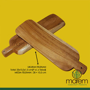 Talenan Kayu Jati Solid | Cutting Board | Serving Board | Telenan Kayu Jati | Food Serving