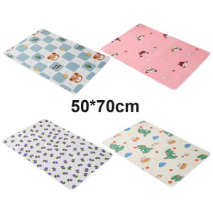 Waterproof Newborn Changing Mat Bear Baby Changing Pad for Crib Stroller Portable Infant Toddler Baby Diaper Changer 50*70cm