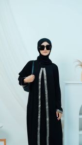 IKAFARIKA Gamis Muslim An Nisa Bahan Rayon Premium Wudhu Friendly