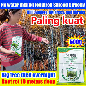 1pack kills tree roots Removing big trees and bamboo racun rumput paling kuat racun rumput Racun rumput mati akar Hexazinone herbicide Weed killer Racun rumput sambau Grass killer 除草剂