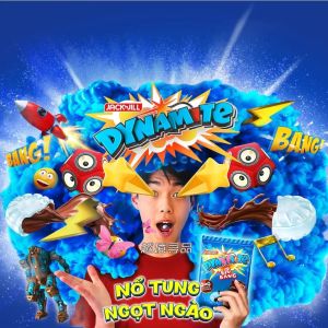 Keo Bigbang 330g Chocolate Mint Flavor Heart Shaped Candy Cool Chocolate Sugar Snack for Children