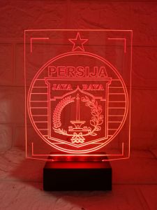 lampu hias logo Persija Jakarta