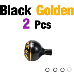 2Pcs Durable Corrosion Resistant Reel Handle Knob Ergonomic Round Replacement Knob for Spinning & Baitcasting Fishing Reels