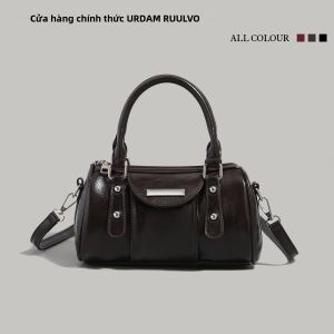 URCDN RDALVO | Túi Xách Boston Phong Cách Retro Sang Trọng cho Hàng Ngày