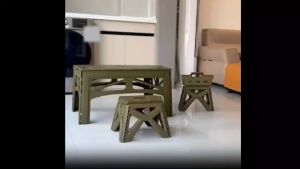 Morning Star Meja Makan Lipat Outdoor Meja Camping Meja Lipat Multifungsi Meja Kemah Portable Z23A1