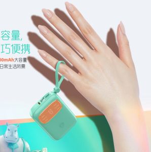 TG D500 10000mAh Mini Dual Built-In Cable 22.5W + PD20 Fast Charge Power Bank