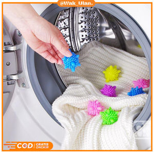 MAGIC LAUNDRY BALL BOLA KARET MESIN CUCI ALAT PEMBERSIH PAKAIAN KAIN BAJU CELANA