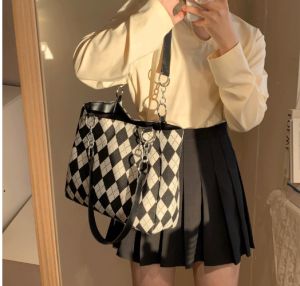 Canvas Shoulder Tote Bag for women High Quality bag and Large capacity for school / office /casual