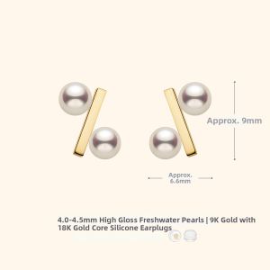 Helas | Akoya Pearl Earrings 18K Gold