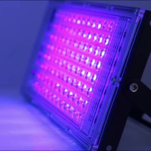 YnL | 50W 100W 150W UV Led Flood Light 220V Outdoor Floodlight 395nm 400nm Ultraviolet Fluorescent Stage Lamp LED Stage Blacklight