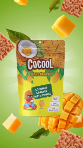 Combo 4 gói Bánh Dừa Nướng COCOOL Trái Cây 80g - Đặc sản Đà Nẵng Mỹ Phương Food. Tặng 3 tép bánh khi mua Combo