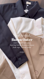 MAJA baron outer lengan panjang outer wanita