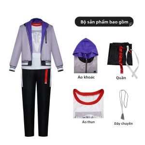 Mikuu Aoyagi Toya Nữ Trang Phục Hóa Trang Bộ Anime Trò Chơi Roleplay Ngày Lễ Đảng Polyester Đầm Người Lớn Tatting Craft