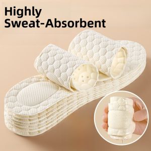 LINGMIAO | Ultra Thin Lightweight Soft Absorbent Breathable Antimicrobial Odor-Resistant Womens Insoles