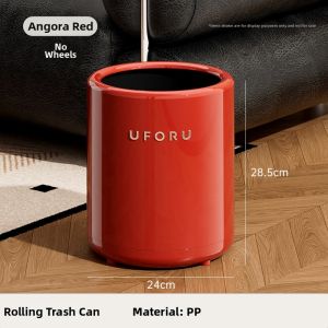 MANJIELI | Big Capacity Luxurious Easy to Move with Wheels Bin