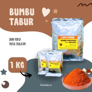 BUMBU TABUR ALA SHIHLIN RASA BALADO KEMASAN 1000 GRAM LION FOOD