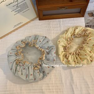 Cute Double Layer Bath Cap Womens Waterproof Hair Drying Cap Shower Cap Creative Home Use Anti-Oil Smoke New Model