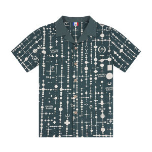 CASTELBAJAC GOLF | Retro Style Cuban Collar Short Sleeve Shirt