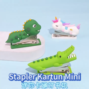Cute Cartoon Keychain Mini Stapler School Office Supplies Student Reward Gift Kawaii Cartoon Keychain Mini Stapler P