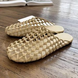 CAIZINI | Handwoven Breathable Mesh Mule Shoes