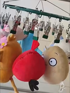 ที่ตากผ้าเด็ก ราวตากผ้าสแตน304 แสตนเลสหนีบผ้า ราวตากผ้าอ้อม คลิปมัลติฟังก์ชั่ราวตากผ้ามัลติฟังก์ชั่พับไม่มีร่องรอย ที่หนีบผ้า สแตนเลส พวงตากผ้า