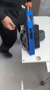 Adjustable Base Circular Saw with Clamp - Wood Cutting Machine Milling Positioning Woodworking Tool